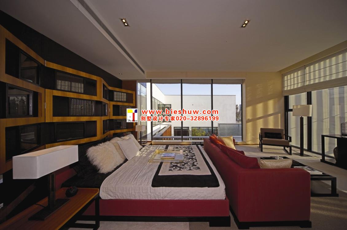 别墅样板房主卧室设计