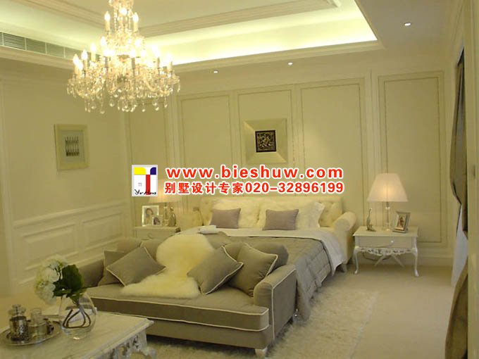 深圳观澜湖高尔夫别墅主卧室设计