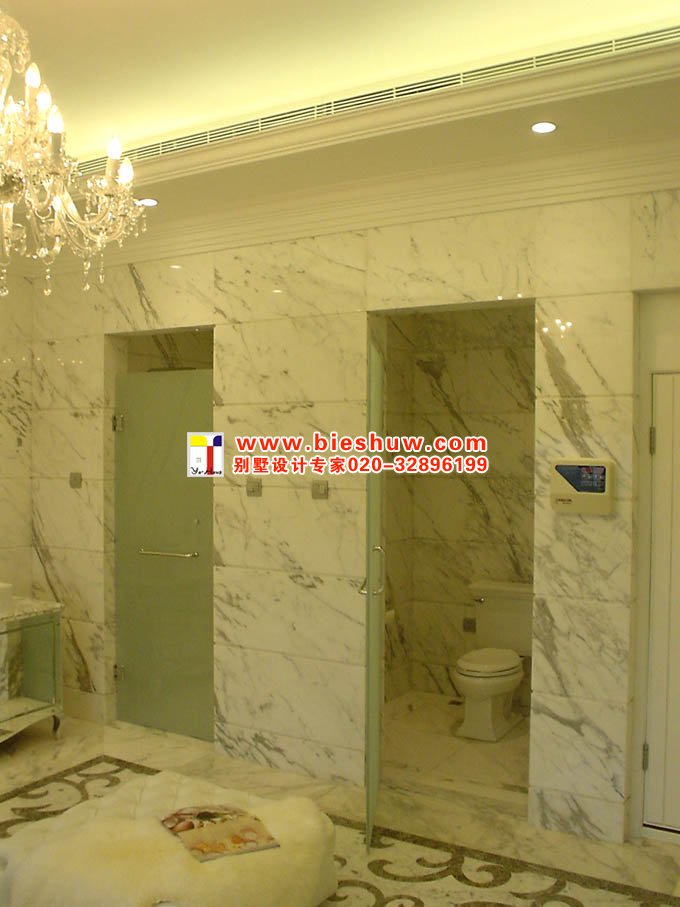 深圳观澜湖高尔夫别墅洗手间设计